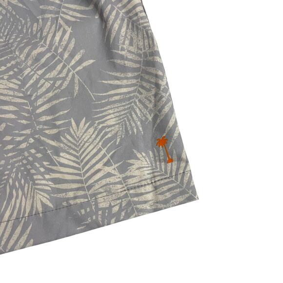 Margaritaville Mens Shorts Size 30 Gray Palm Tropical Stretch Golf Board Shorts - Picture 7 of 11